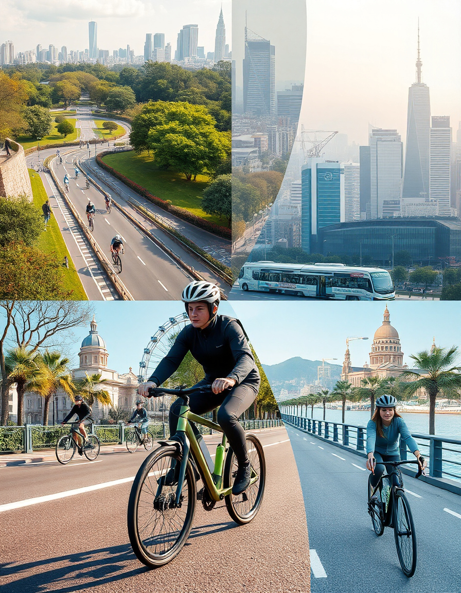 Best Routes for Electric Bike Riding in Major Cities Around the World 2025