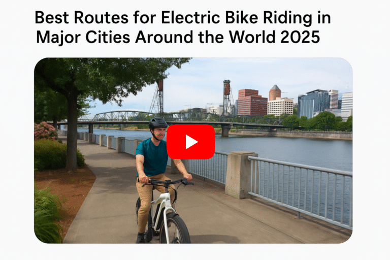 Best Routes for Electric Bike Riding in Major Cities Around the World 2025