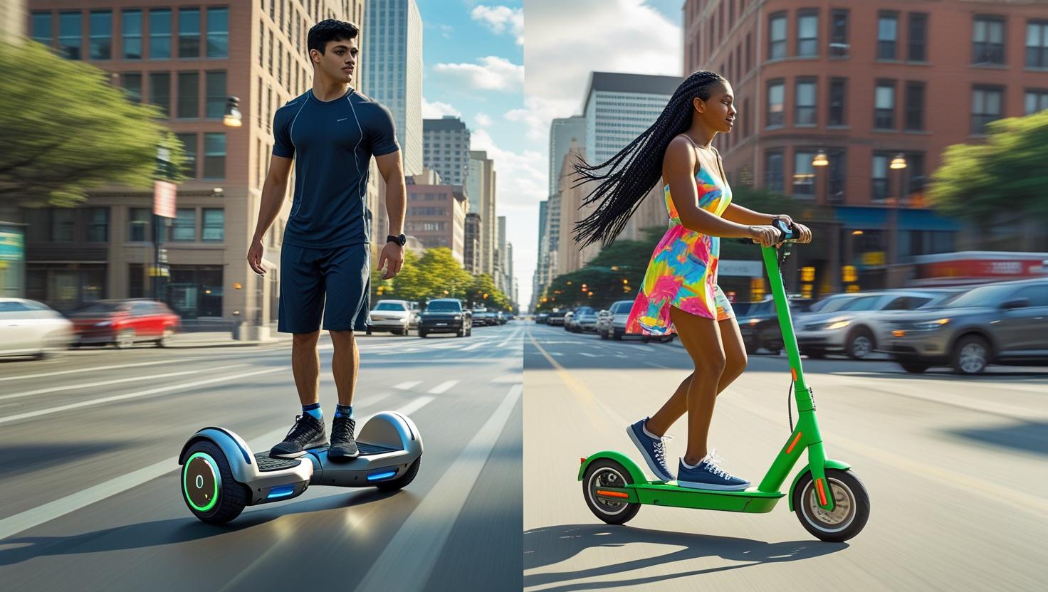Hoverboards vs E-Scooters