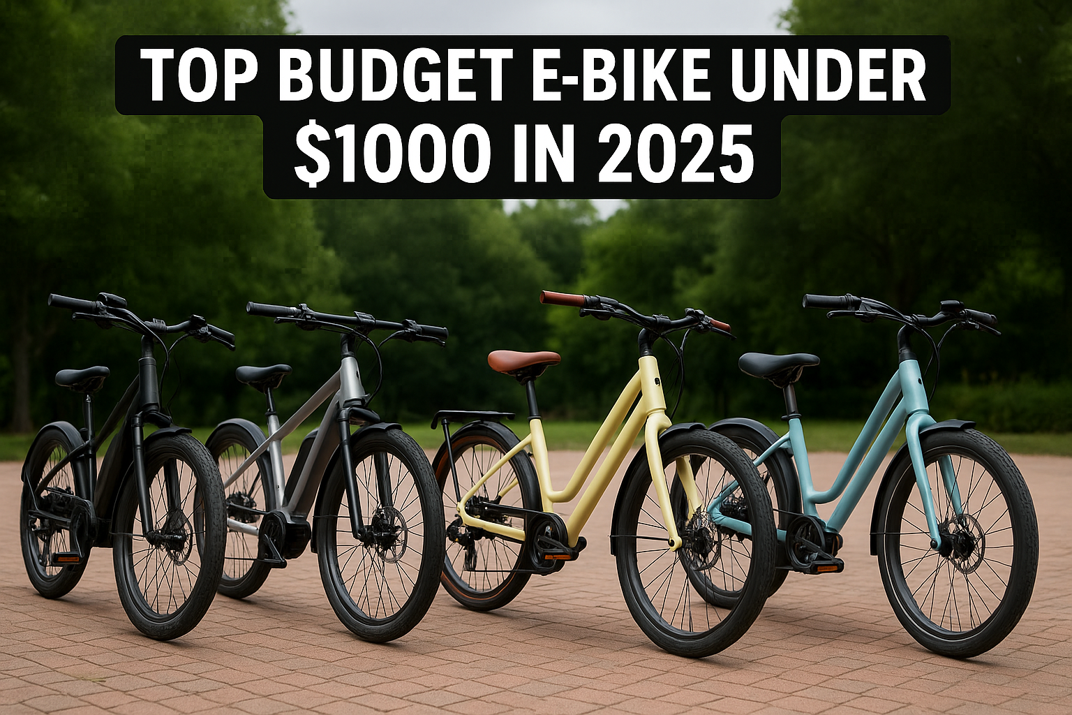 Top 5 Budget E-Bikes Under $1000 in 2025