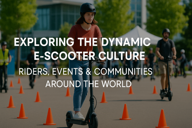 Dynamic E-Scooter Culture