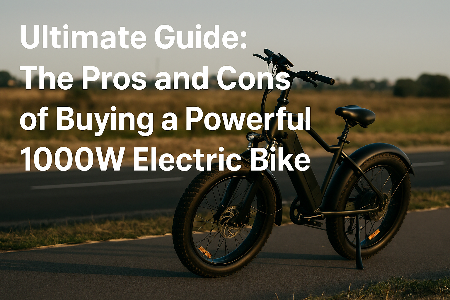 Ultimate Guide: The Pros and Cons of Buying a Powerful 1000W Electric Bike (55 km/h Top Speed)
