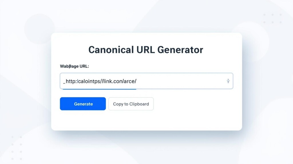 Canonical URL Generator Tool