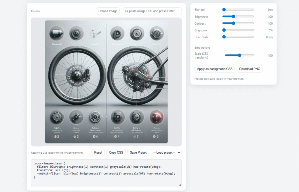 CSS Filter Playground