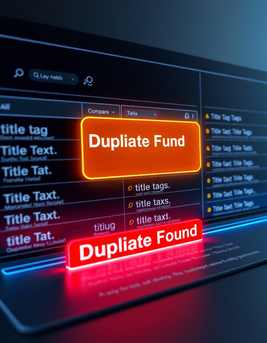 Duplicate Title Finder Tool for SEO Optimization
