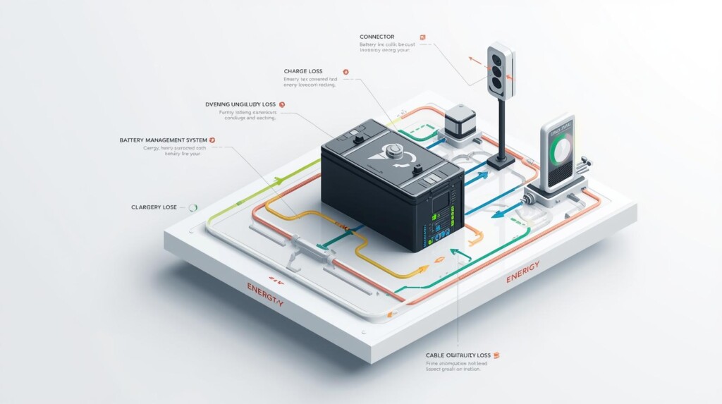 Battery Efficiency Loss Calculator