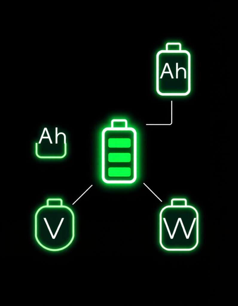 Converter: Wh ↔ Ah ↔ mAh ↔ W