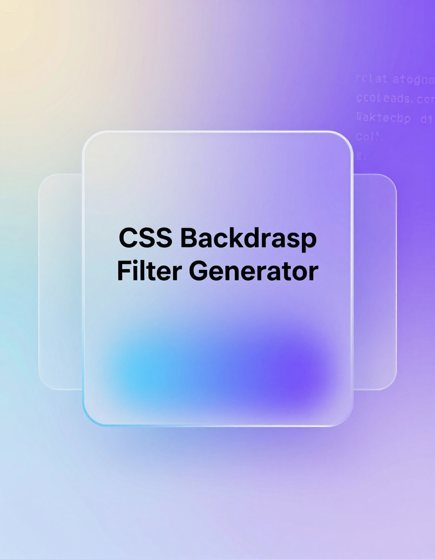 CSS Backdrop Filter Generator