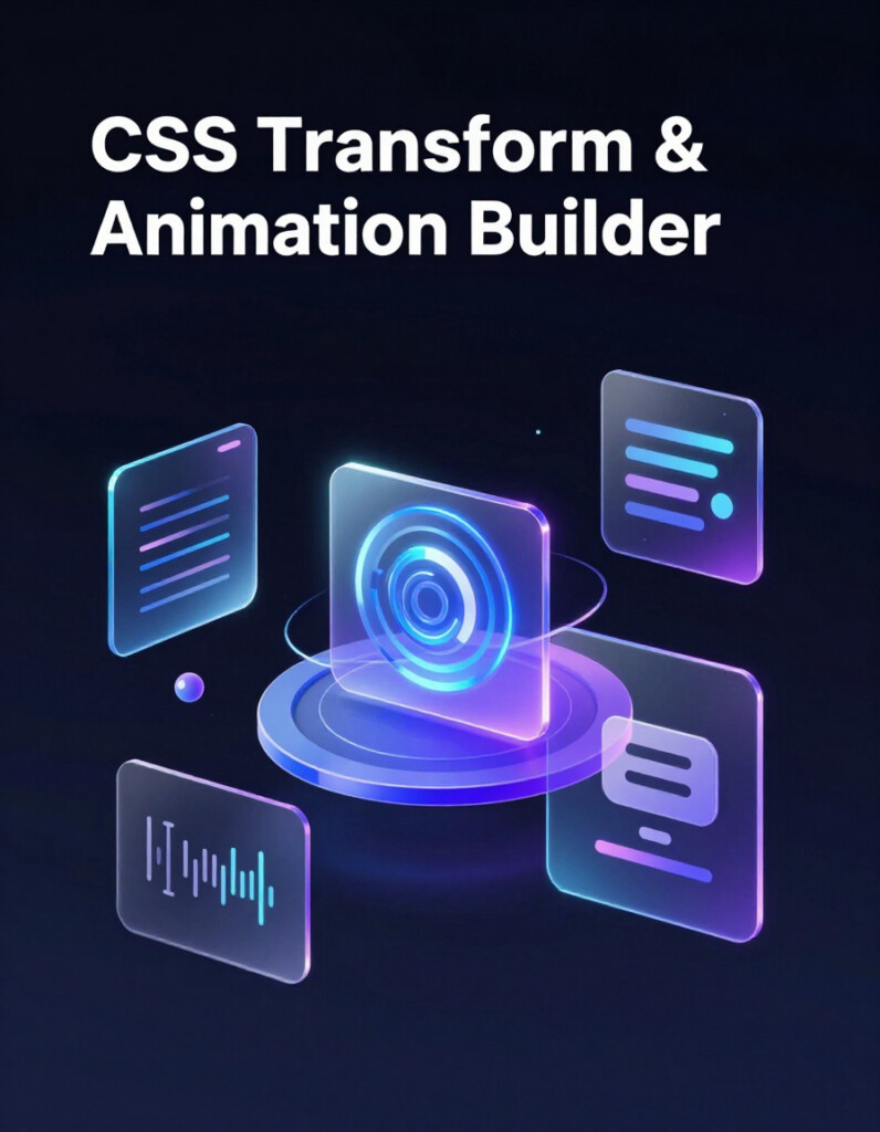 CSS Transform & Animation Builder