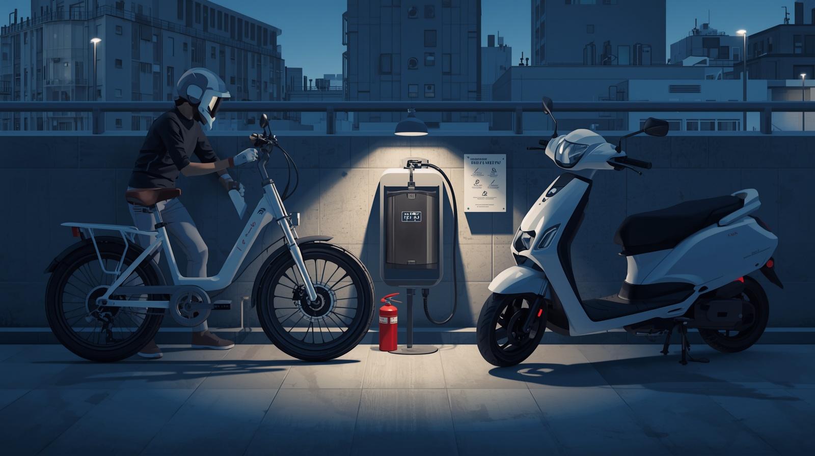 Electric bike and scooter battery safety