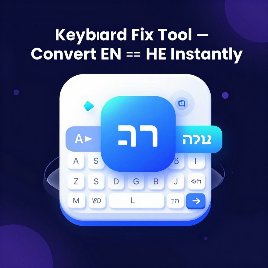 Keyboard Layout Correction Tool