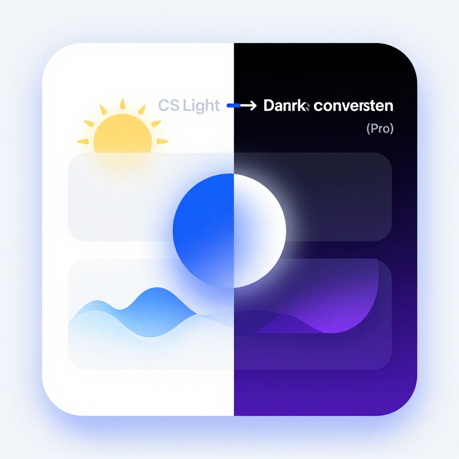LuminaShift Light to Dark CSS Generator Tool